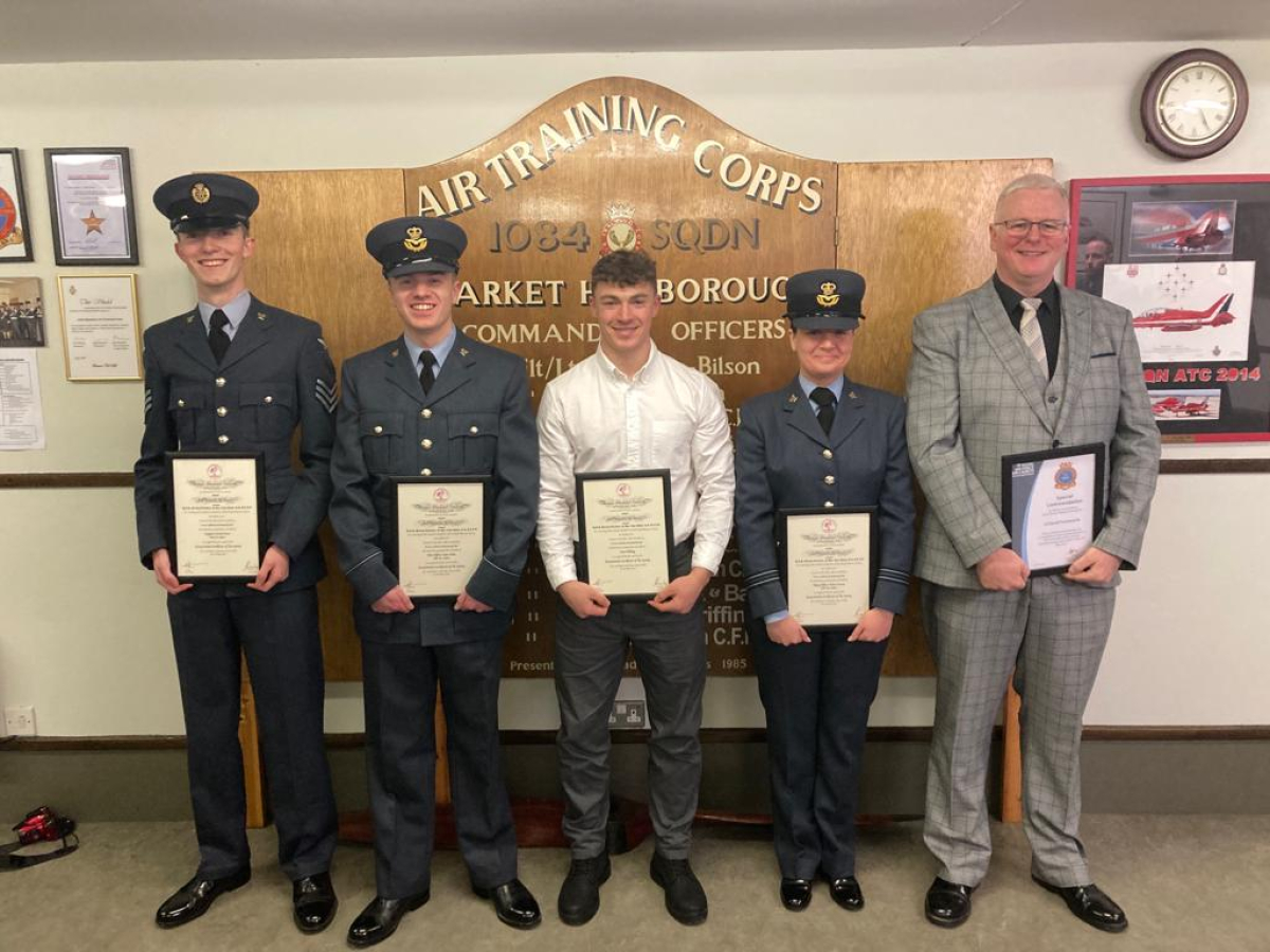 Commendations for Cadet Staff
